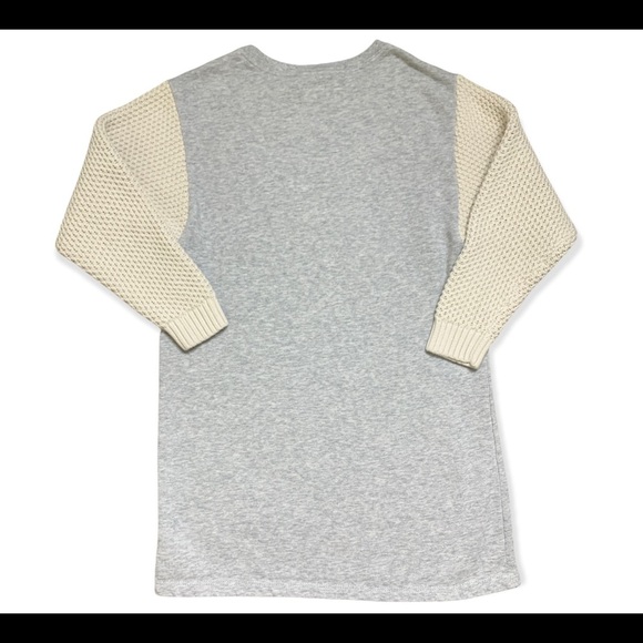 GYMBOREE Woven Jogger Dress With Waffle Knit Long Sleeves Grey Girls 10-12Y - Picture 6 of 9